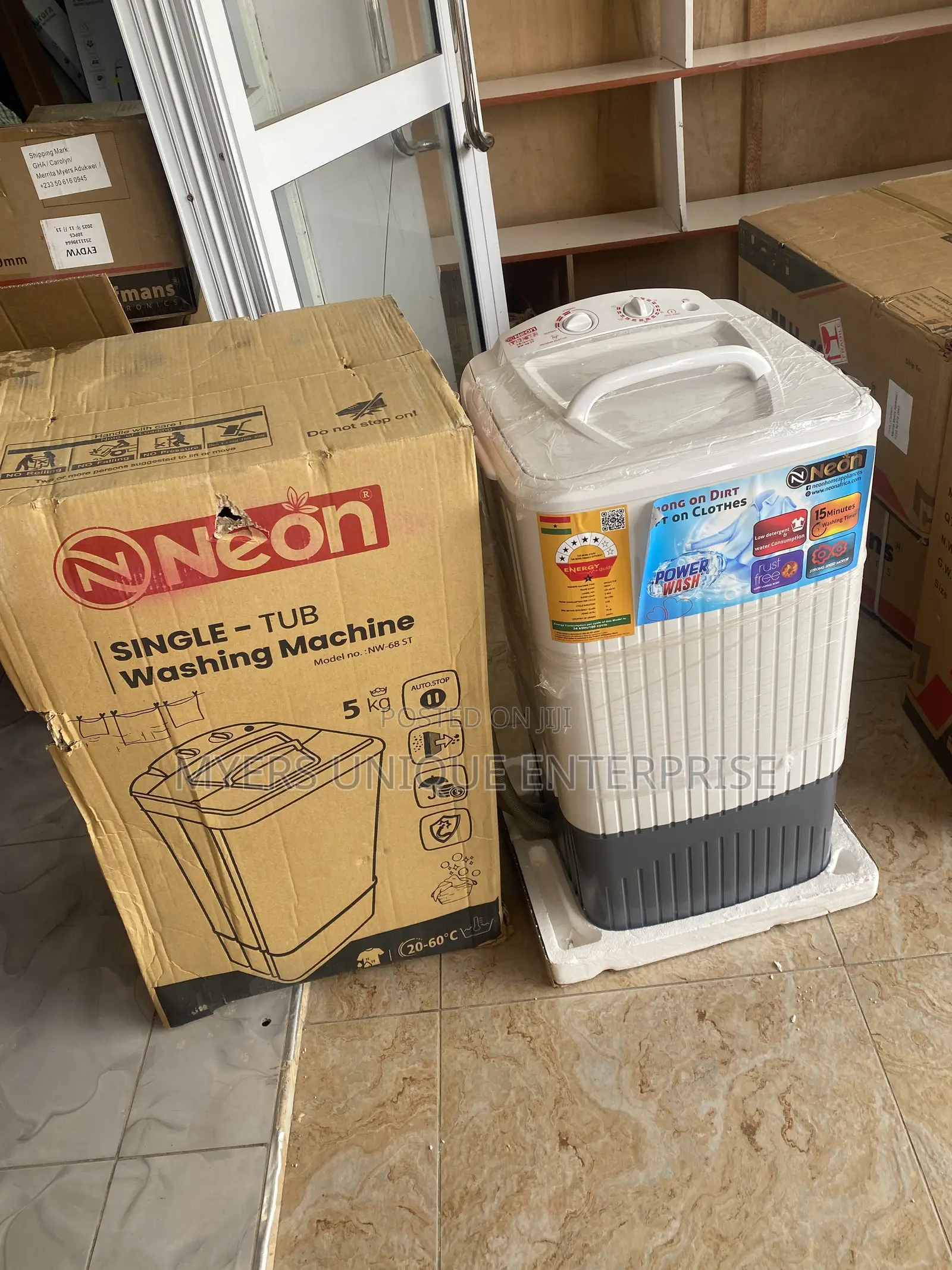 5kg Neon Washing Machine(Strong on Dirt,Soft on Clothes)