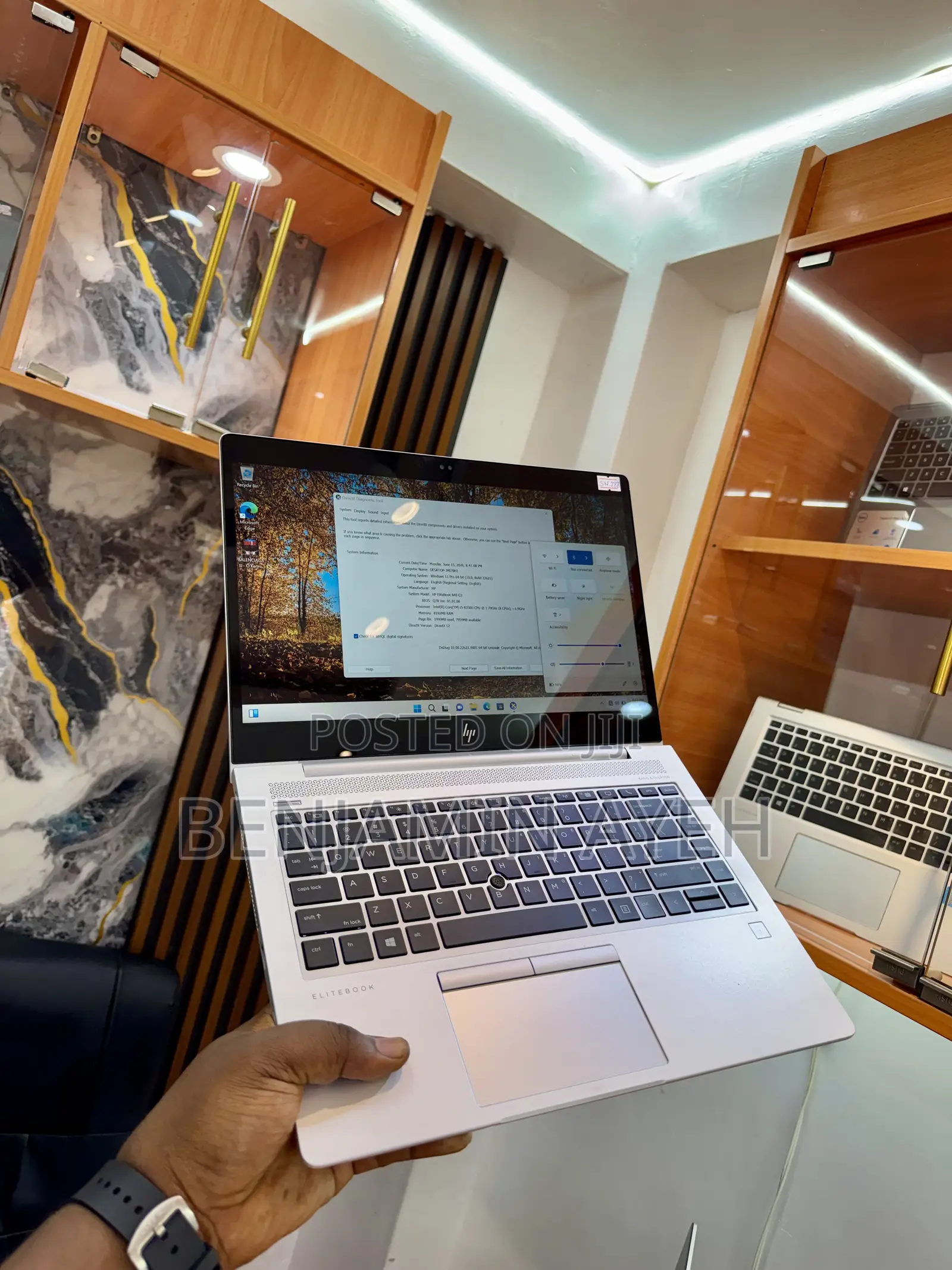 Laptop HP EliteBook 840 G5 8GB Intel Core i5 SSD 256GB