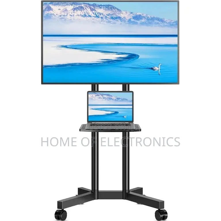 Perfect Fit for 32-70 Inch Mobile Trolley Tv Stand With Wheels