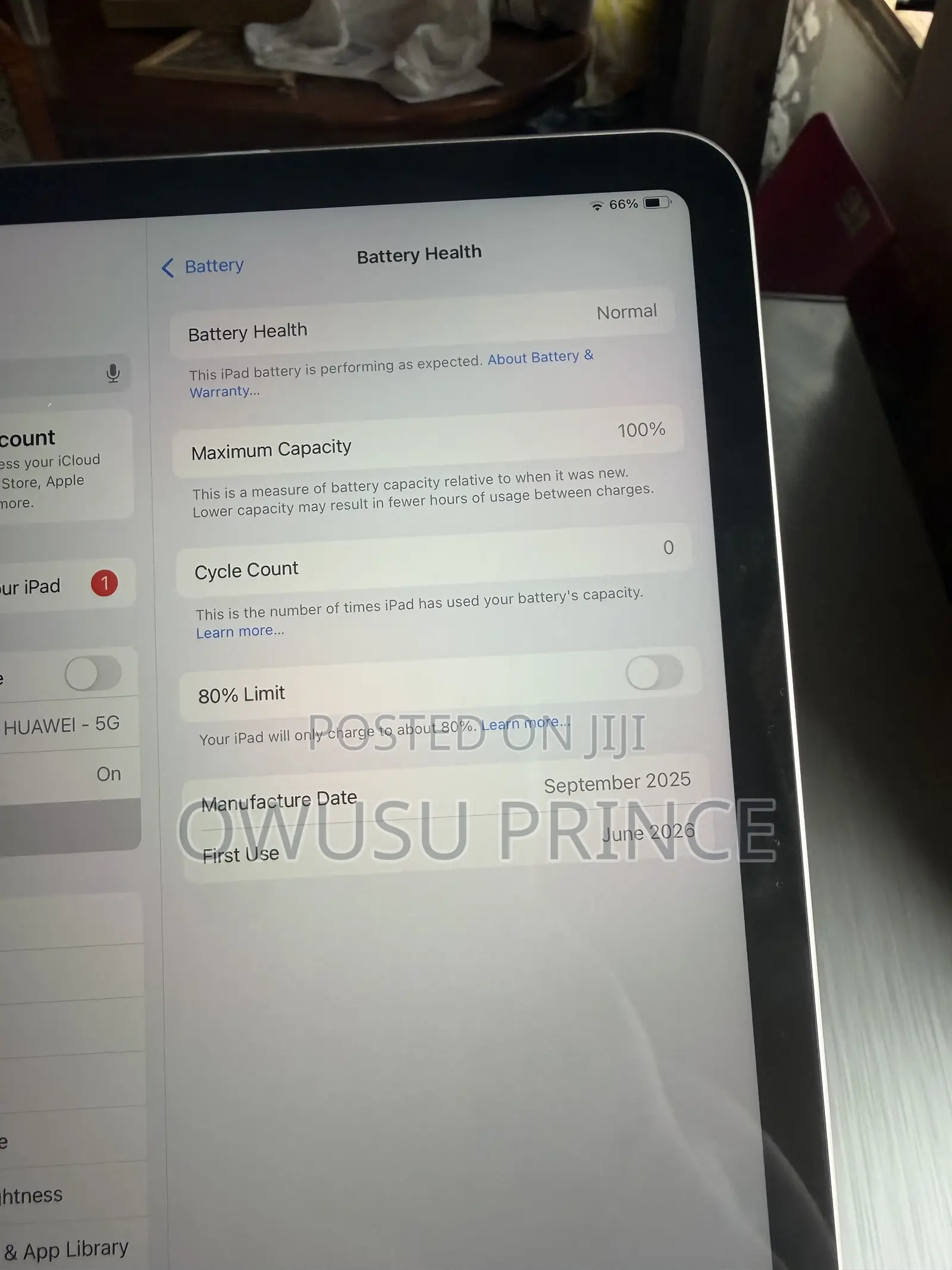 New Apple iPad (2025) 128 GB Gray