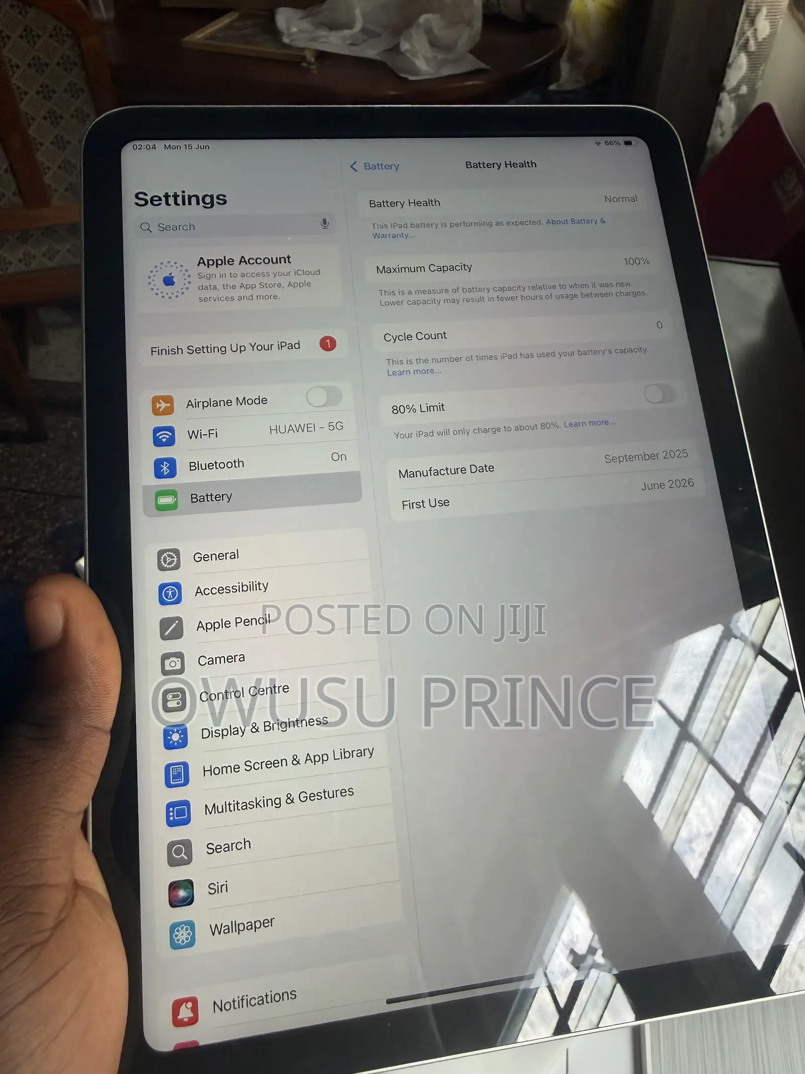 New Apple iPad (2025) 128 GB Gray