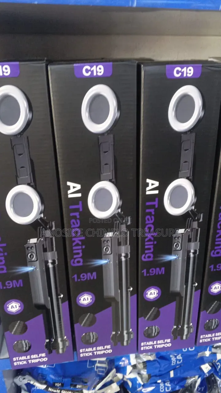Ai Face Tracking Selfie Stick Tripod (C19)
