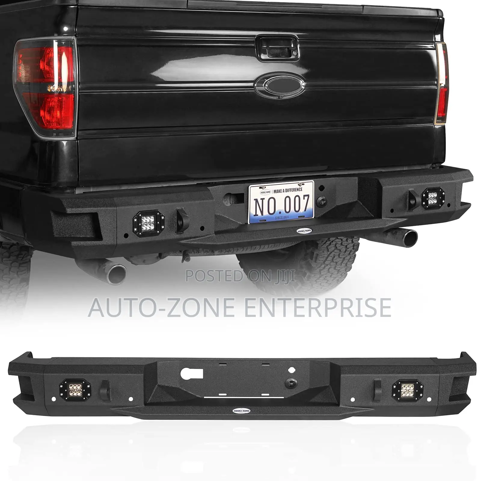 Back Bumper for Ford F-150 and Dodge Ram