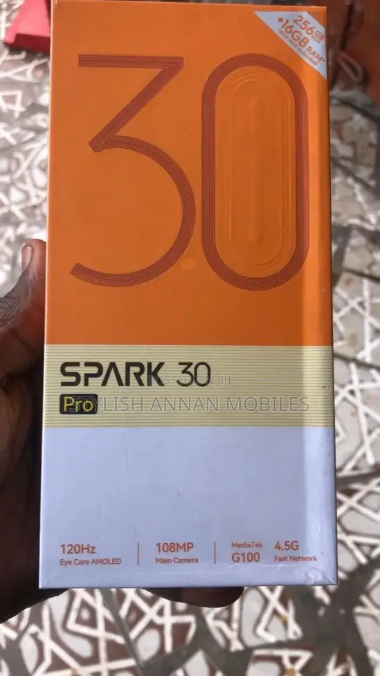 New Tecno Spark 30 Pro 256 GB Gold