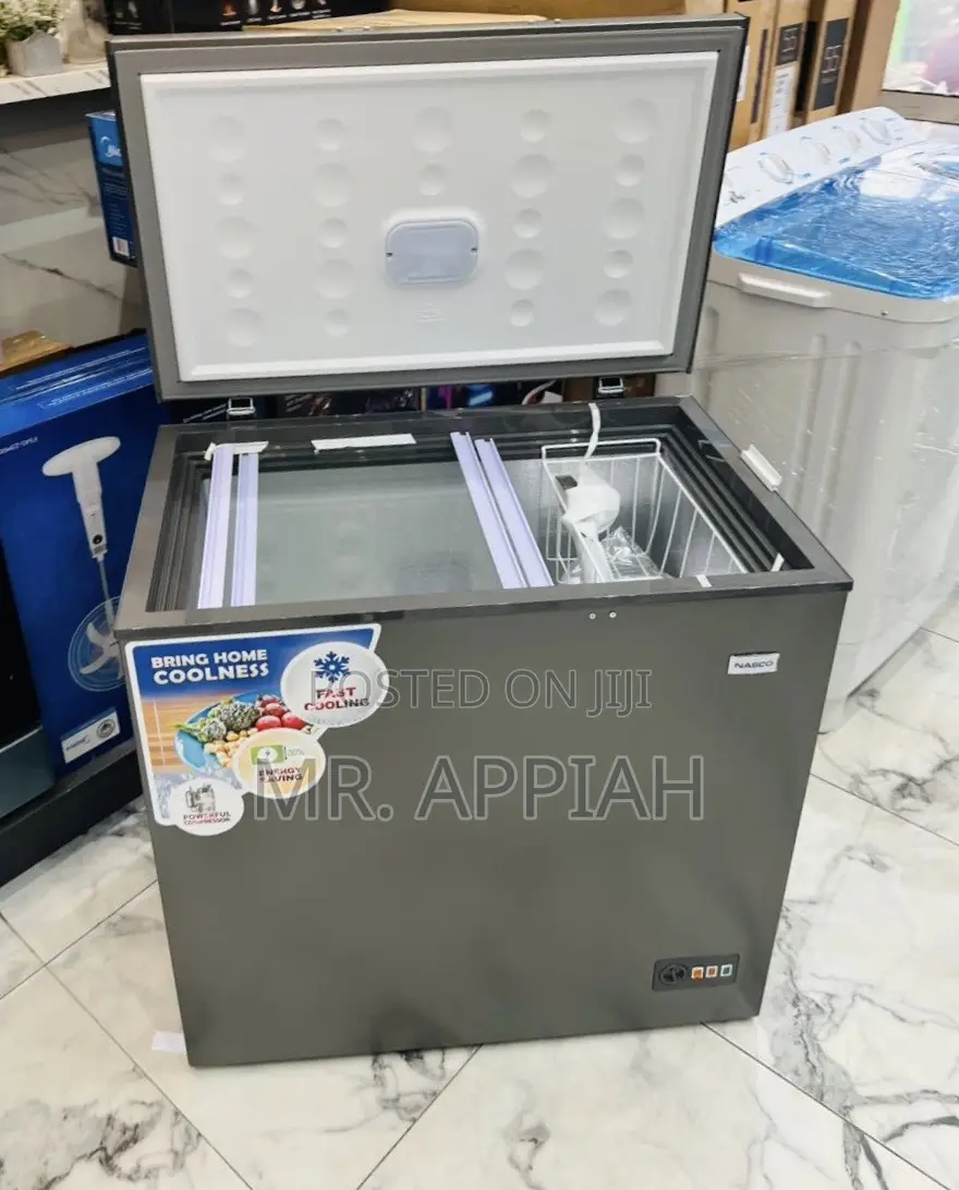 Unique Nasco Single Door Freezer(Gray)200liters 