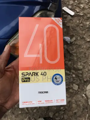 New Tecno Spark 40 Pro 256 GB Gray
