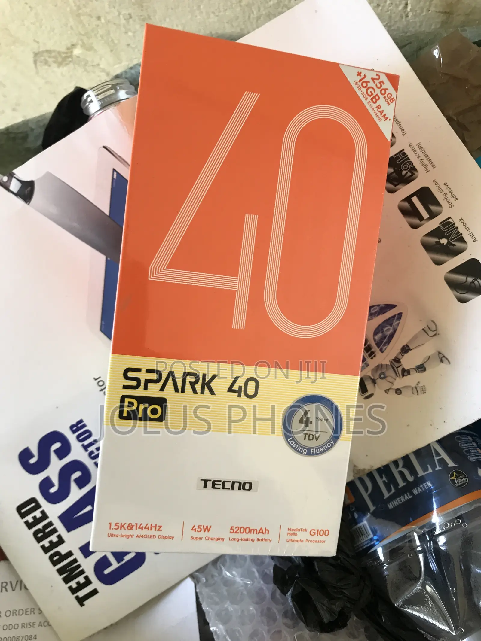 New Tecno Spark 40 Pro 256 GB Black