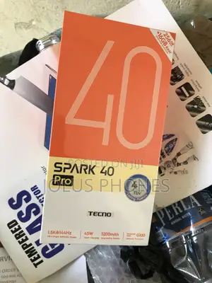 New Tecno Spark 40 Pro 256 GB Black