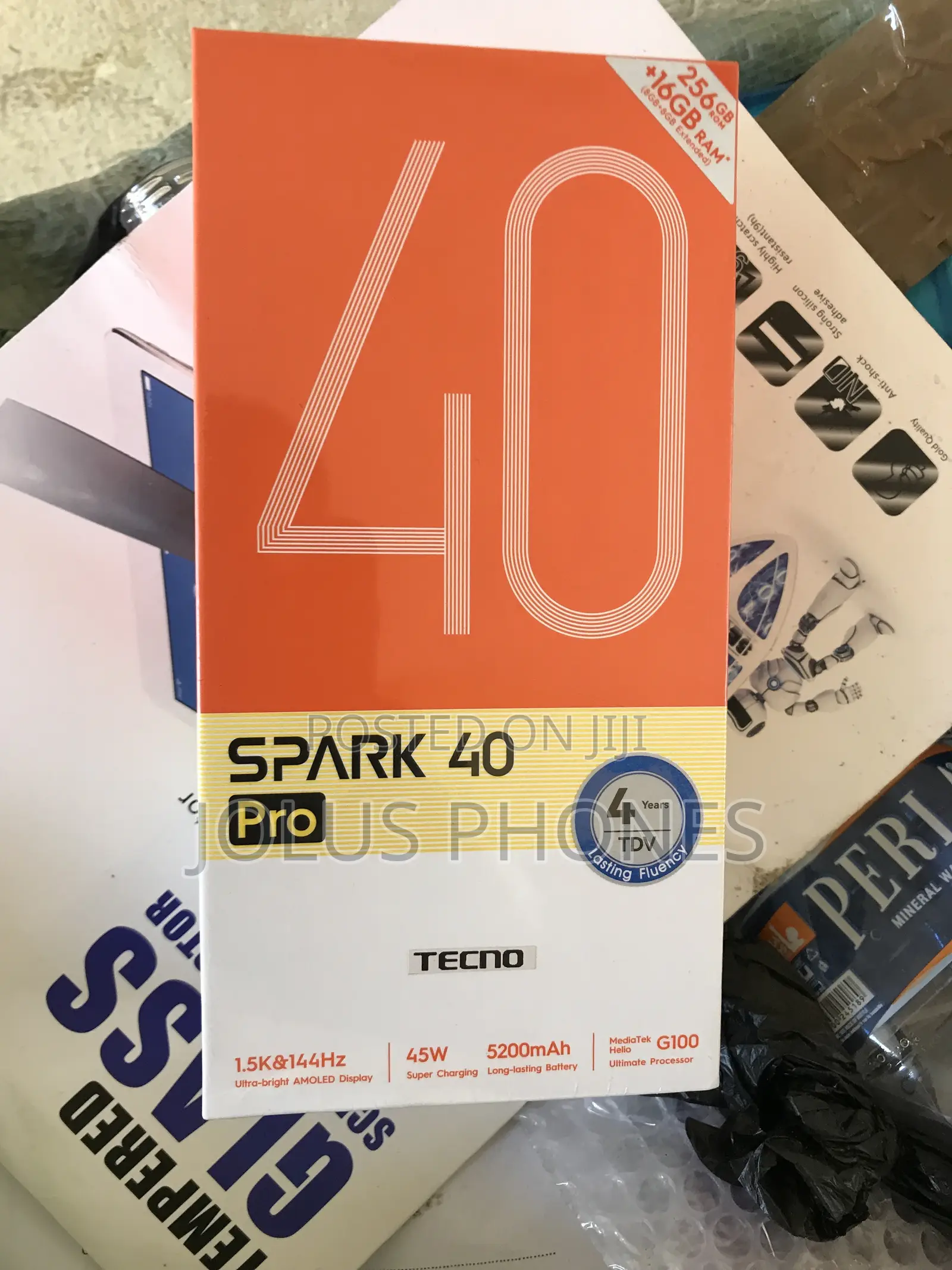 New Tecno Spark 40 Pro 256 GB Black