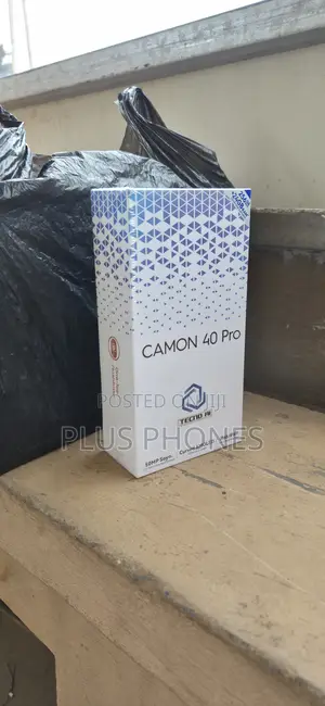 New Tecno Camon 40 Pro 5G 256 GB Black