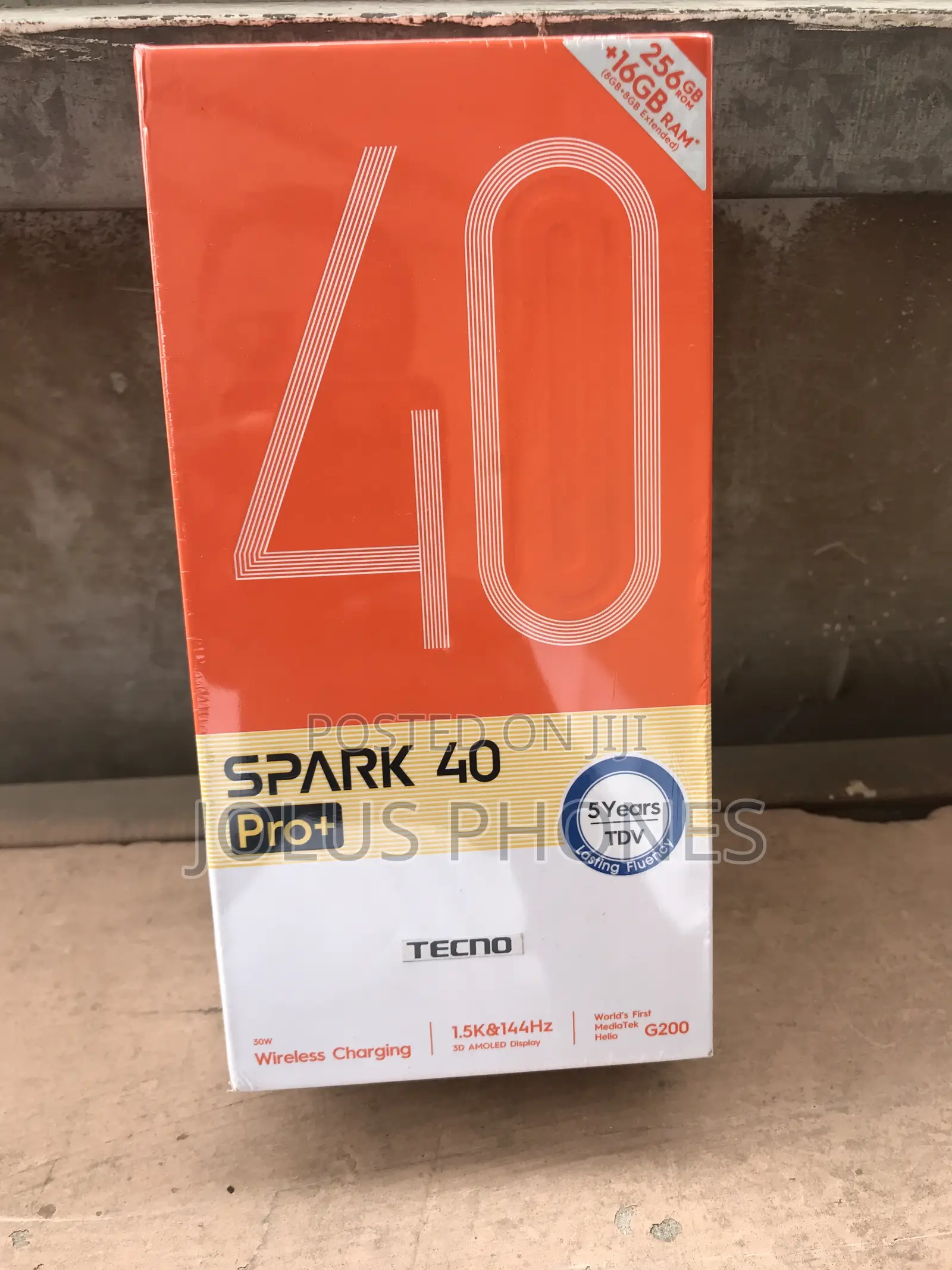 New Tecno Spark 40 Pro+ 256 GB Black