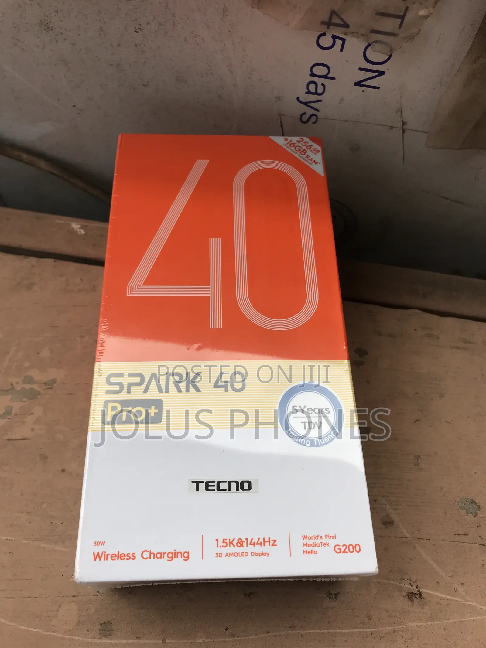 New Tecno Spark 40 Pro+ 256 GB Gray