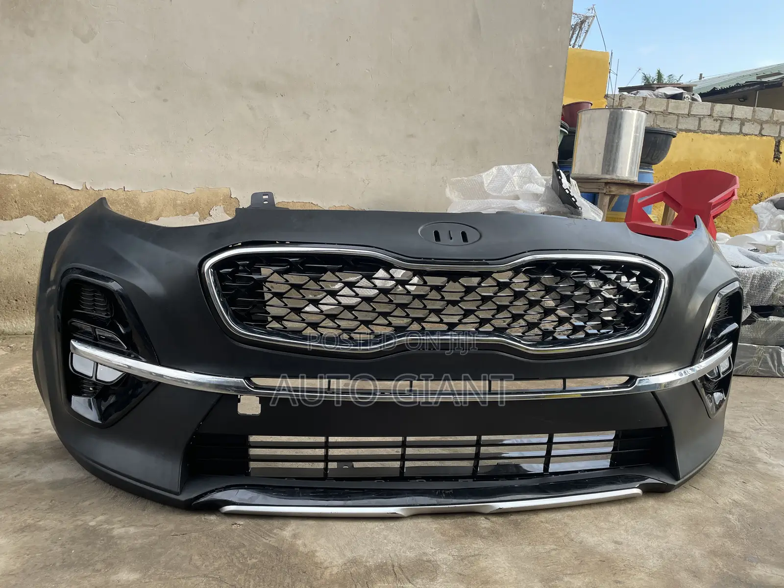 Sportage Complete Front Bumper 19-21 With Led Fog Lights.