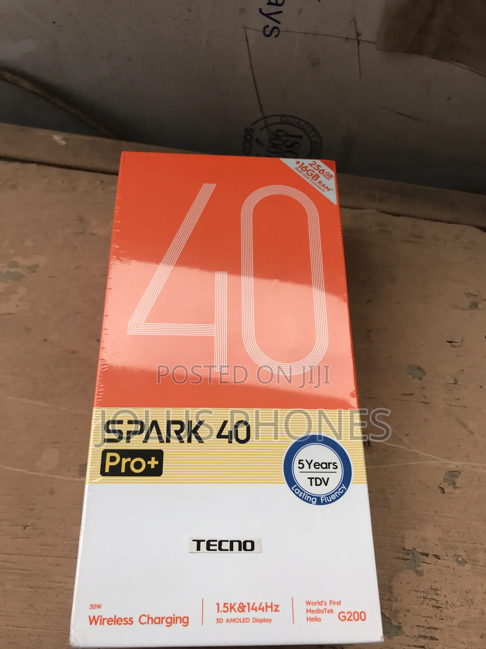 New Tecno Spark 40 Pro+ 256 GB Gray