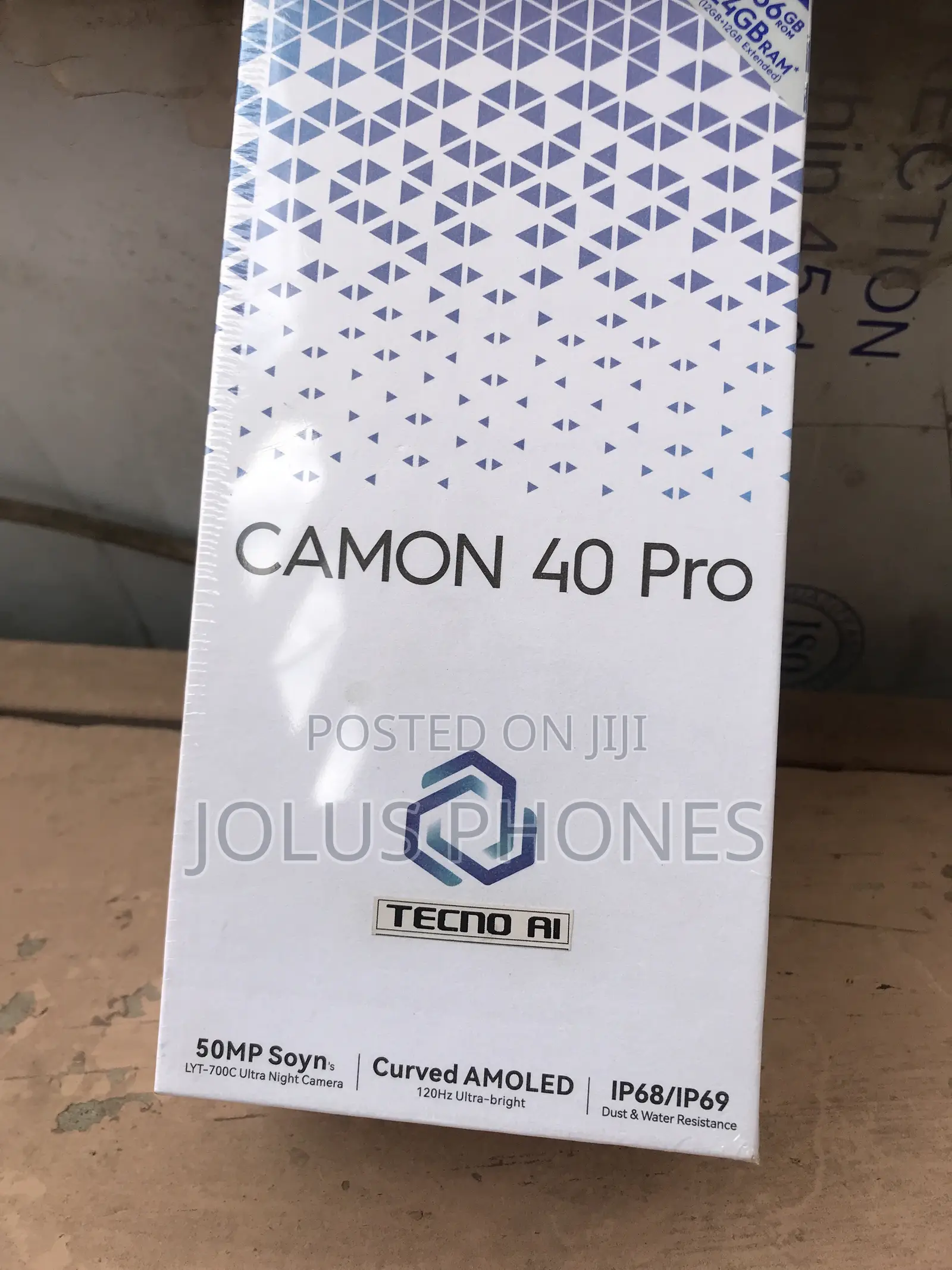 New Tecno Camon 40 Pro 5G 256 GB Gray