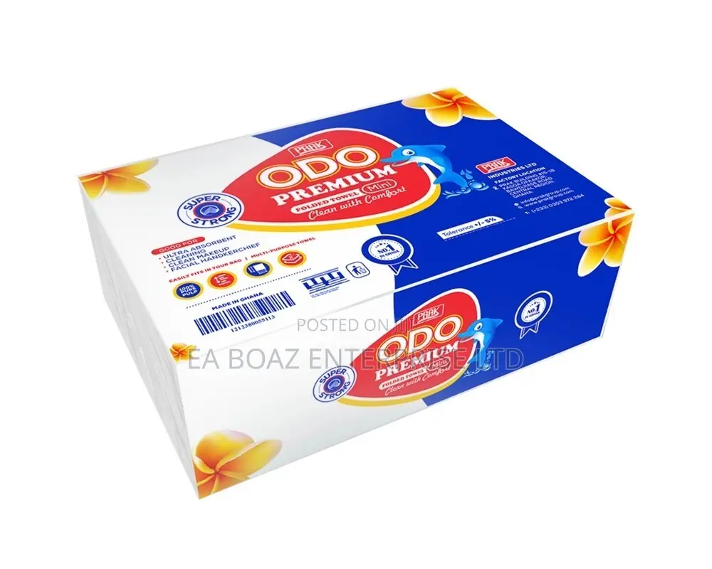 Odo Premium Mini Facial Towel 24sheet Per Pack X 24pack