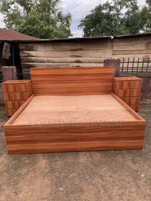 King Size Storage Bed With Drawers +2 Bedside Cabinets