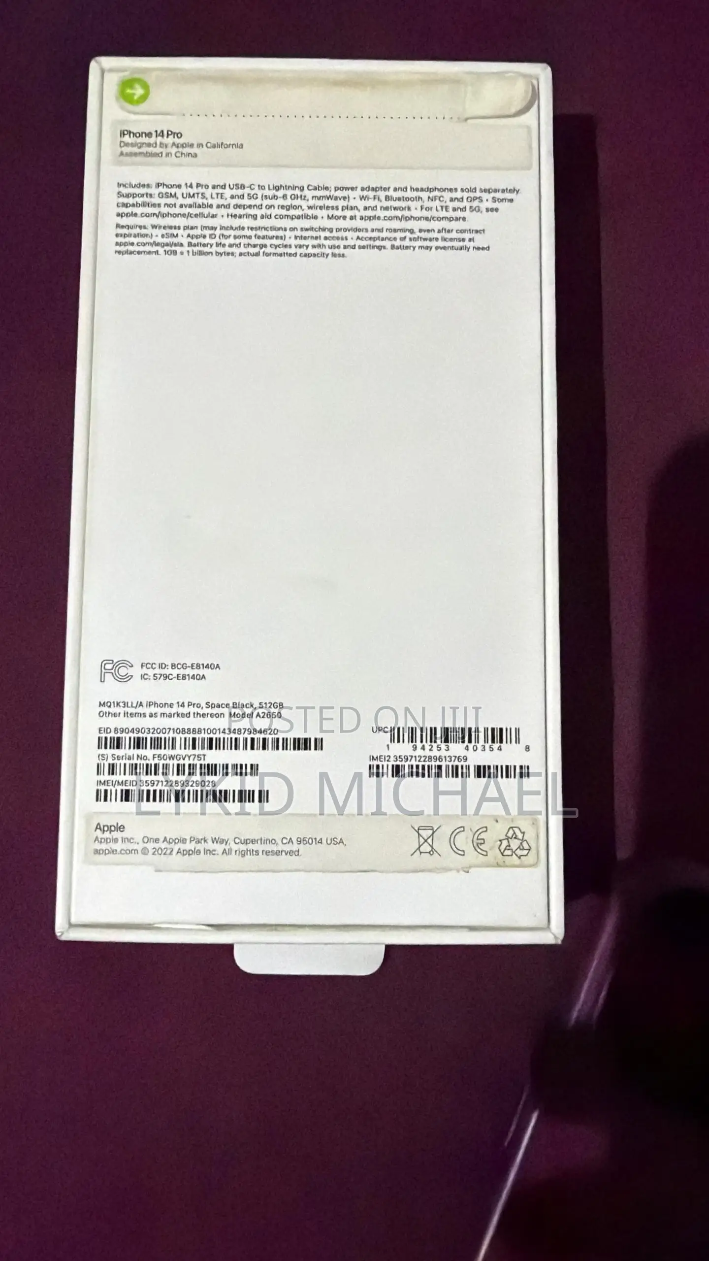 Apple iPhone 14 Pro 256 GB Blue
