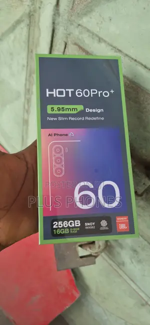 New Infinix Hot 60 Pro+ 256 GB Black