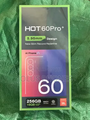 New Infinix Hot 60 Pro+ 256 GB Gray