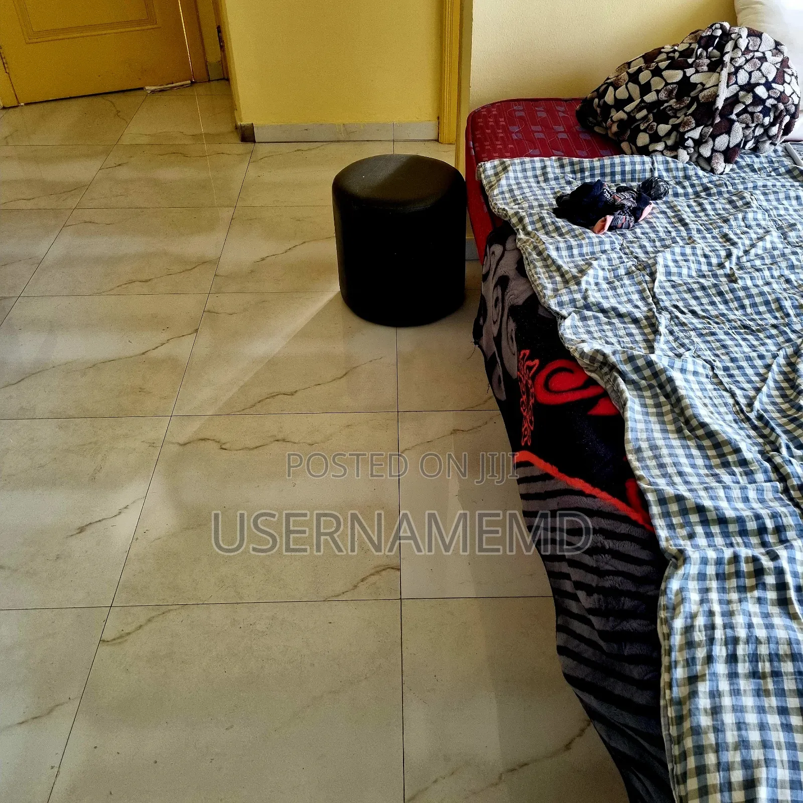King Sized Mattress With 2 Kappa Stools