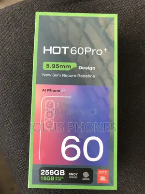 New Infinix Hot 60 Pro+ 256 GB Black