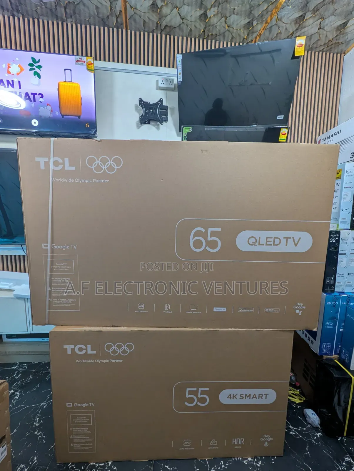 TCL 65-Inch Qled Uhd Google Smart Tv