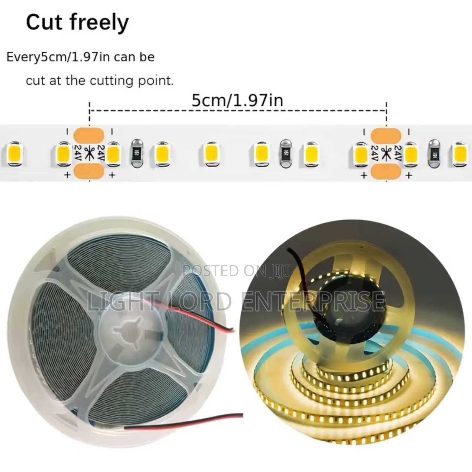 Cuttable 24v From 5cm/1.97inches 10meters