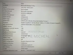 Laptop Lenovo ThinkPad T14 16GB Intel Core i5 SSD 256GB