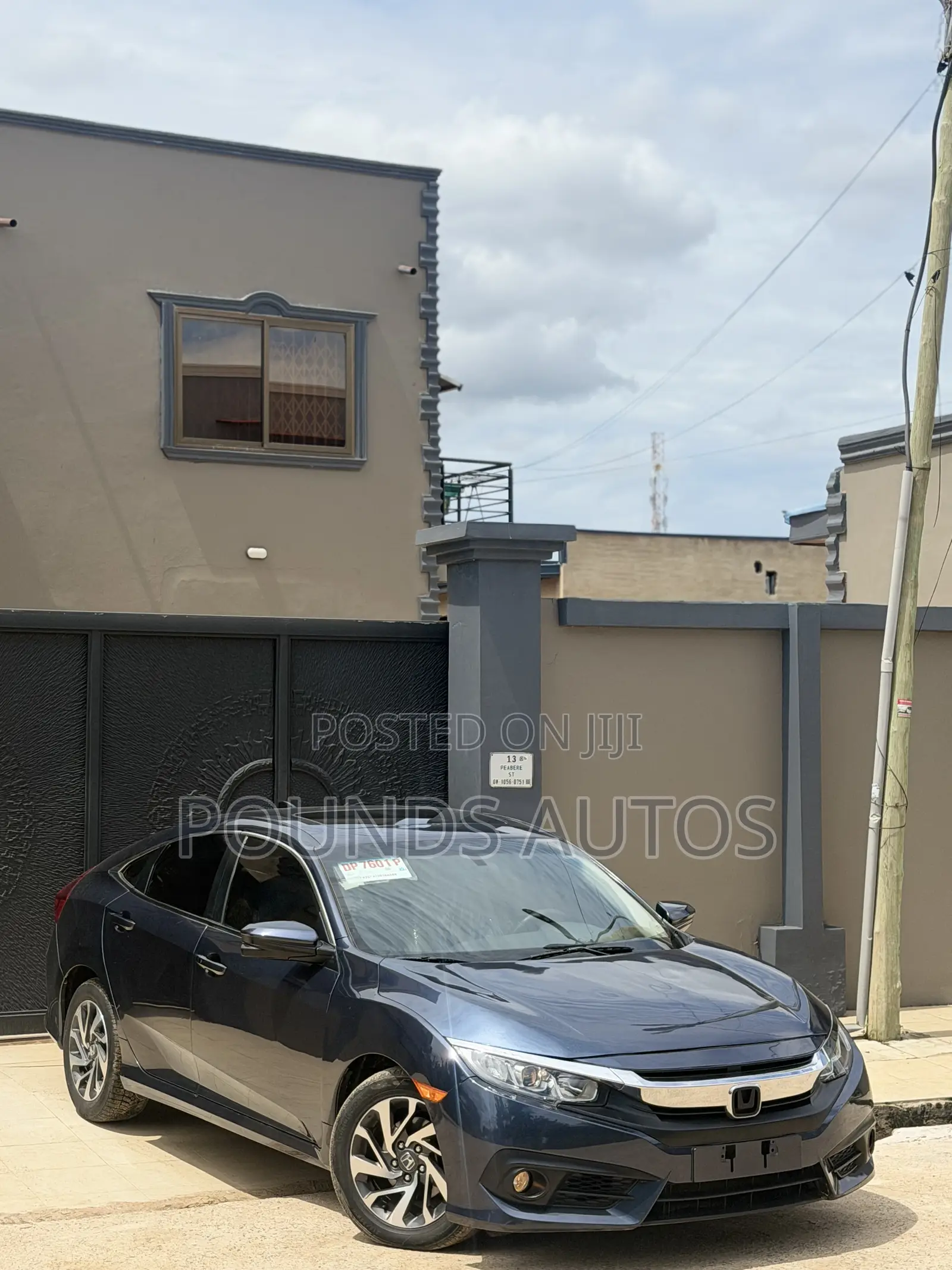 Honda Civic EX Sedan 2018 Black