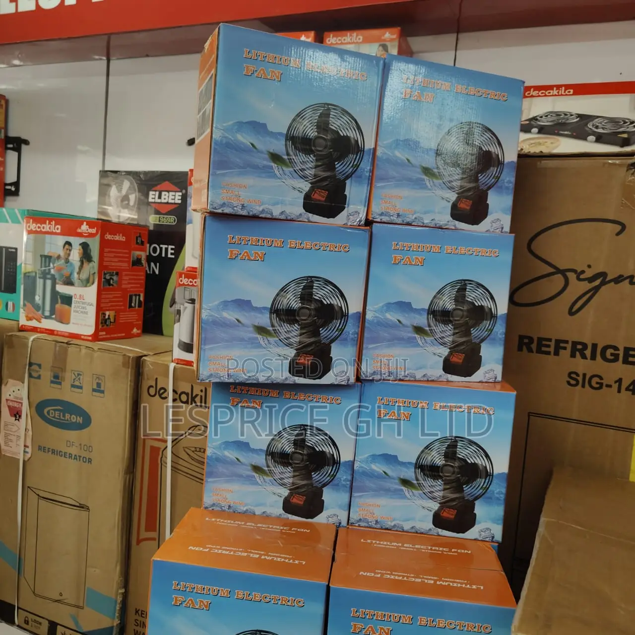 Promo!! Promo!! On Our Fantastic Mini Rechargeable Outdoor Fan