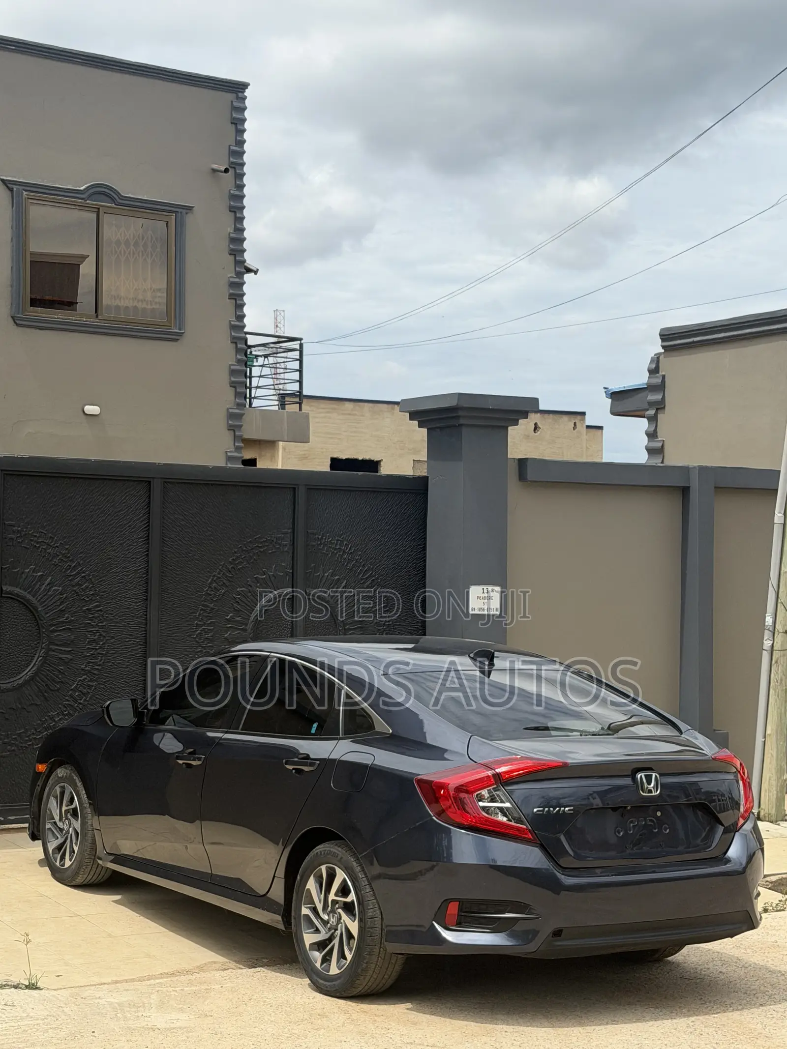 Honda Civic EX Sedan 2018 Black