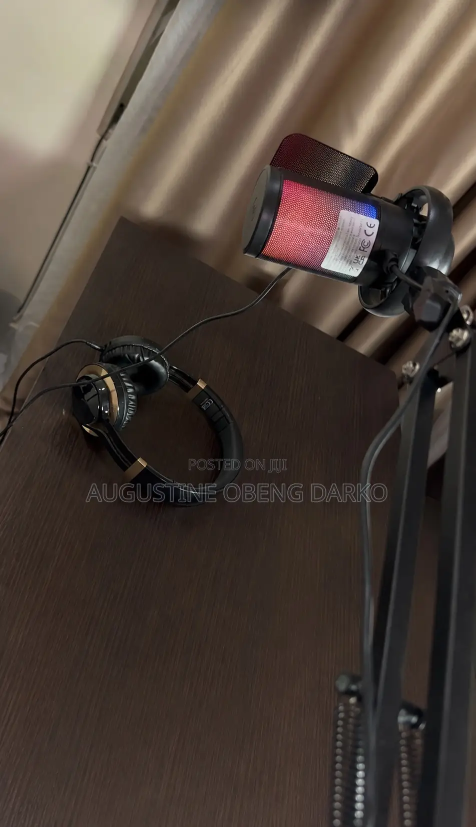 Podcast Microphone With Headset