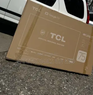 Ultra Modern TCL 75′′ HDR Frameless Google Tv 75p635