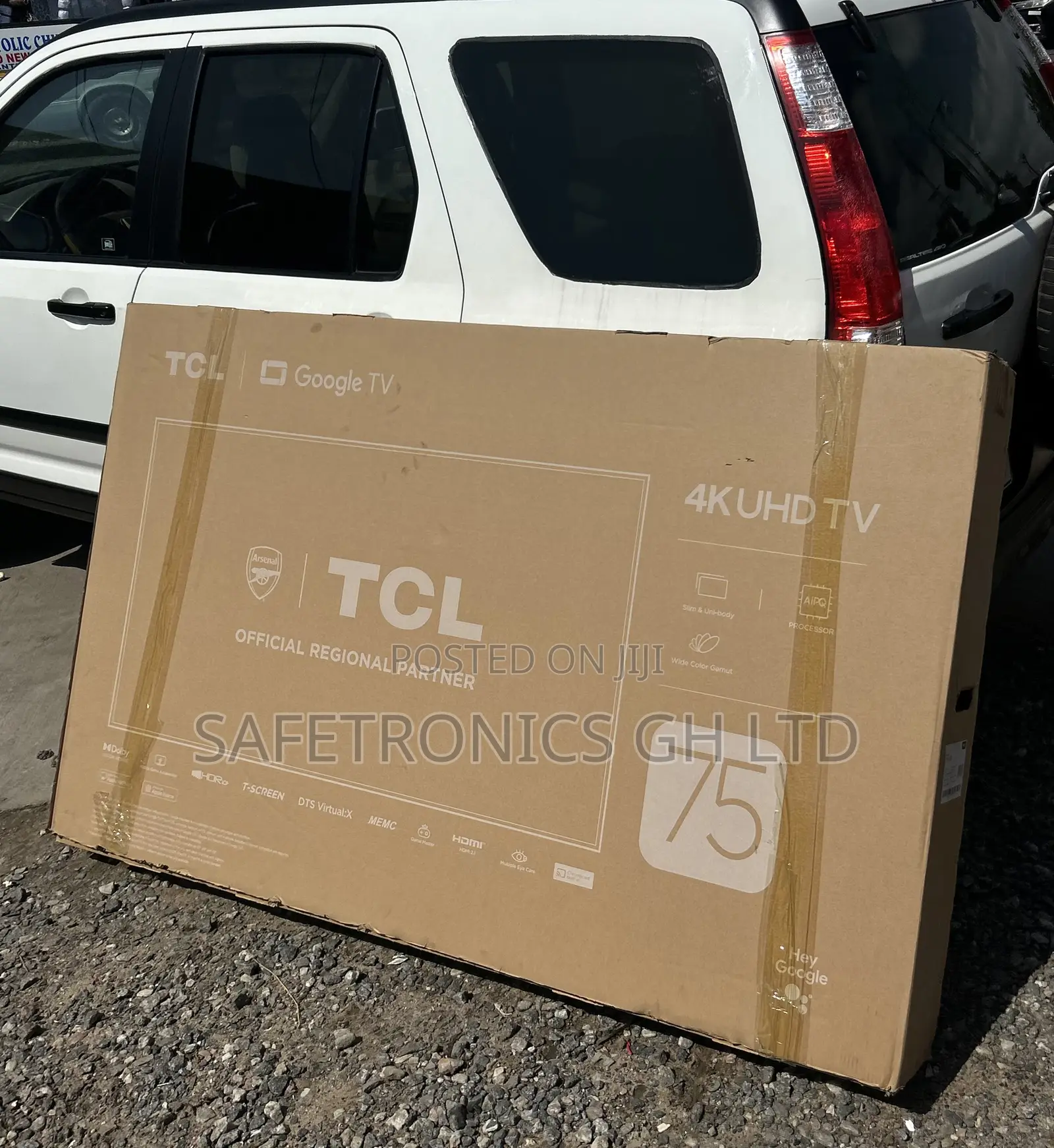 Premium Sleek TCL 75′′ HDR Frameless Google Tv 75p635