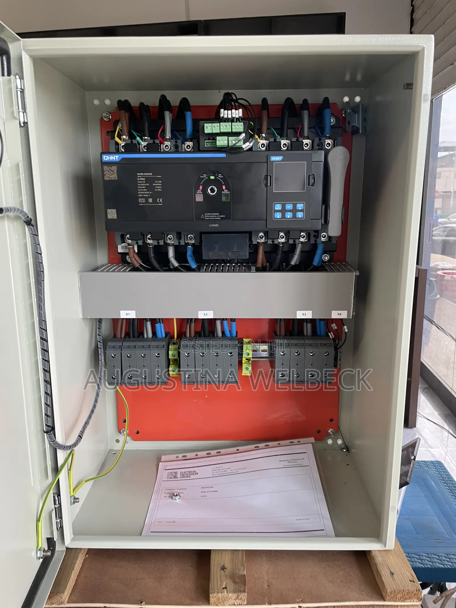 Automatic Changeover Panel (Complete)200amps