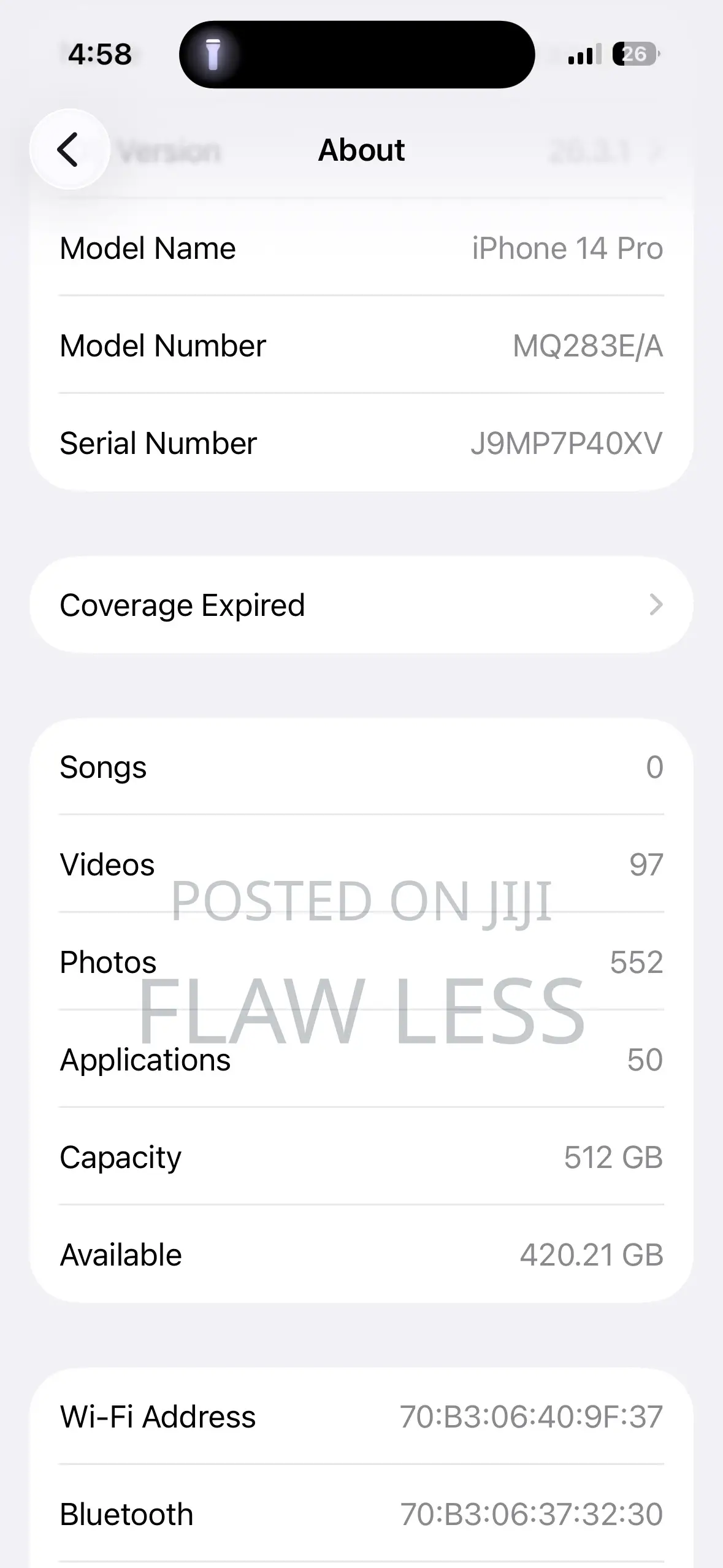 Apple iPhone 14 Pro 512 GB Silver