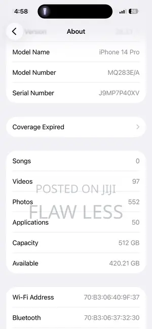 Apple iPhone 14 Pro 512 GB Silver