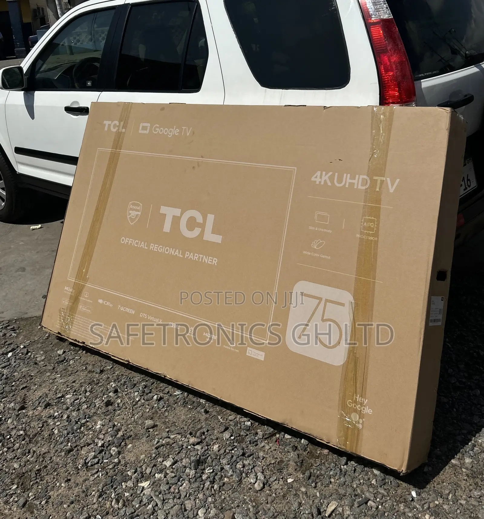 High Sleek TCL 75′′ HDR Frameless Google Tv 75p635
