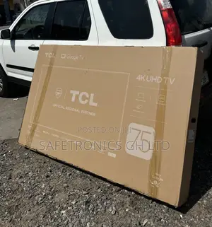 High Sleek TCL 75′′ HDR Frameless Google Tv 75p635