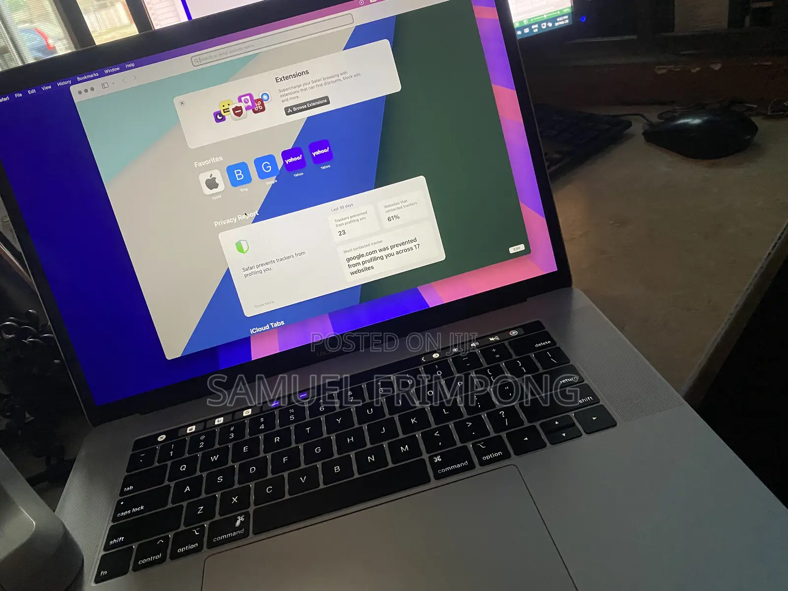 Laptop Apple MacBook Pro 2017 16GB Intel Core i5 SSD 250GB
