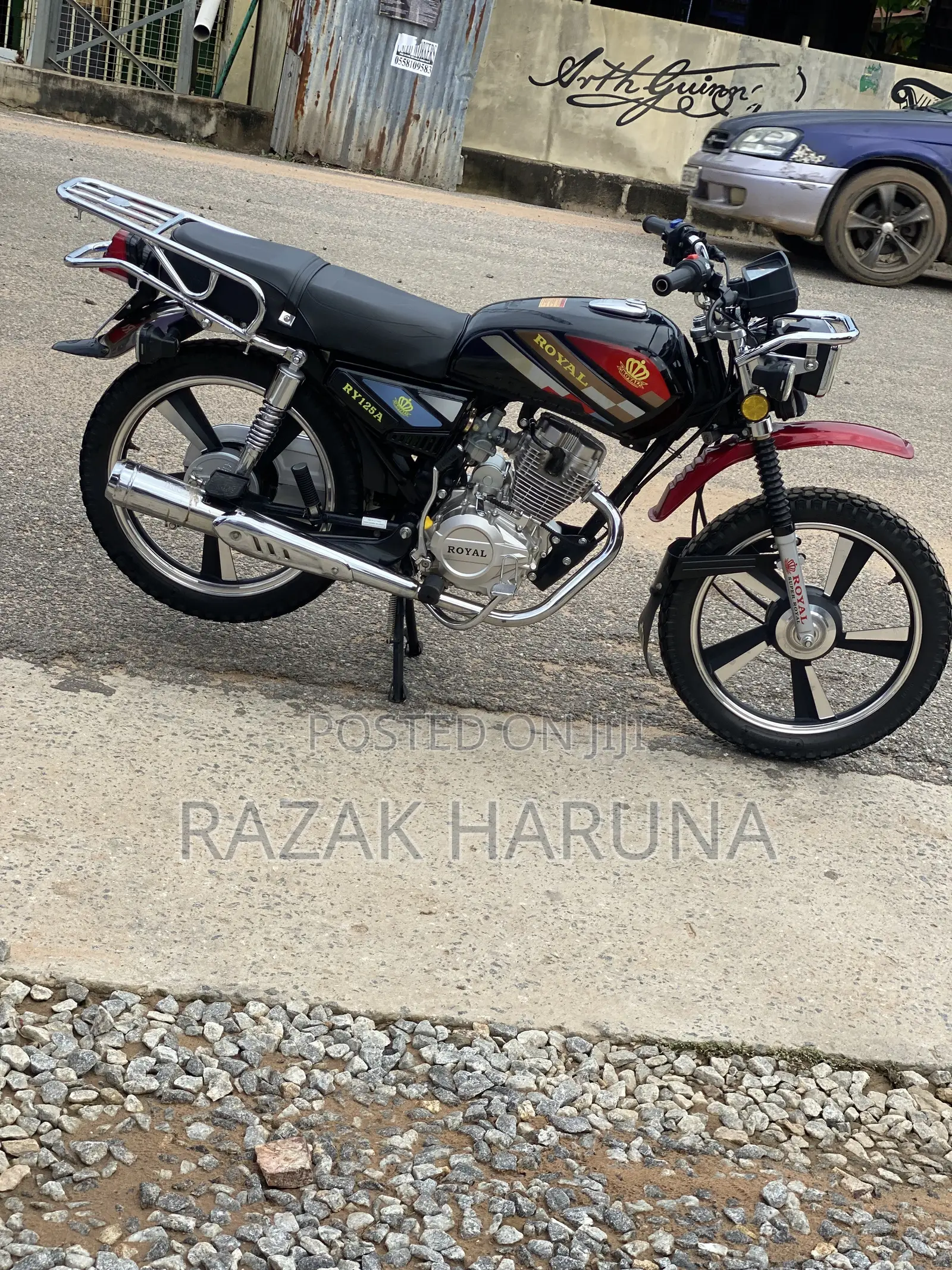 New Royal RY125 2026 Black