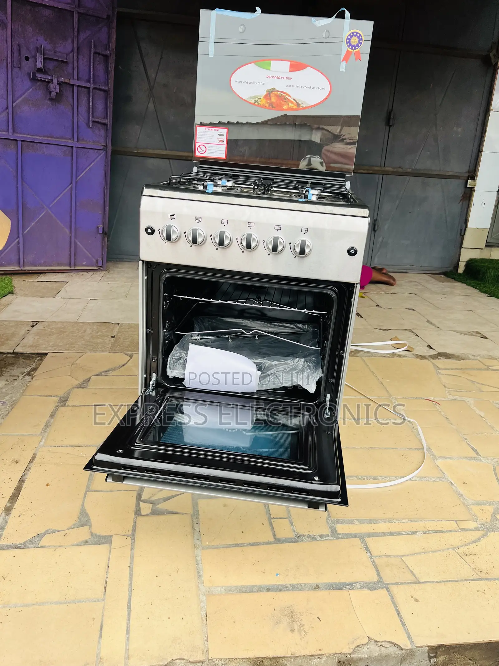 Zealous Sleek New Line Gas Cooker Oven Grill 4b 60/60