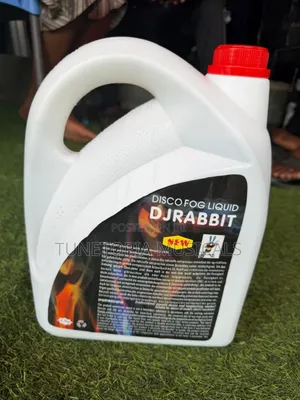 Djrabbit Disco Fog Liquid in a 4.5kg Container.