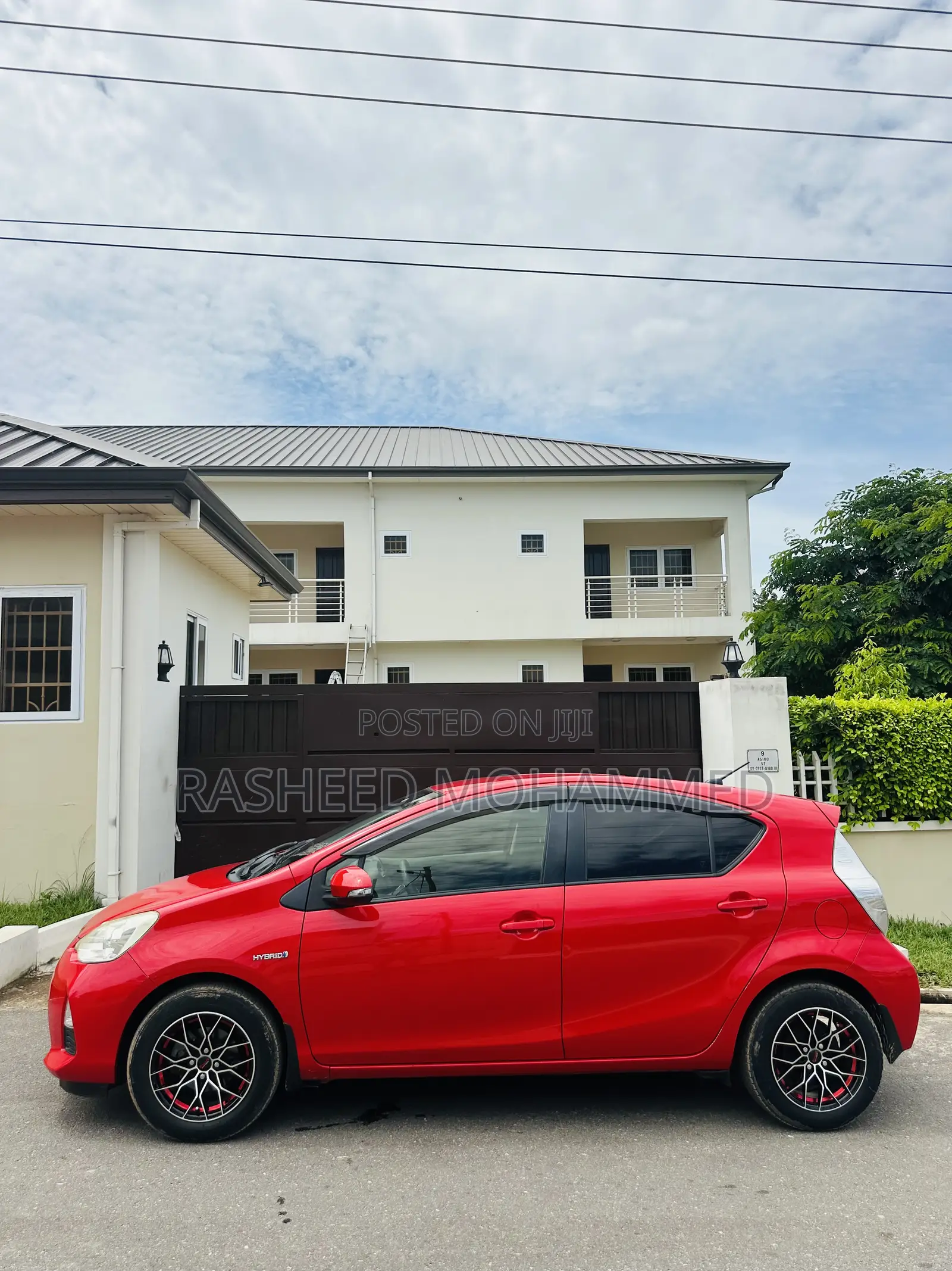 Toyota Aqua 2014 Red
