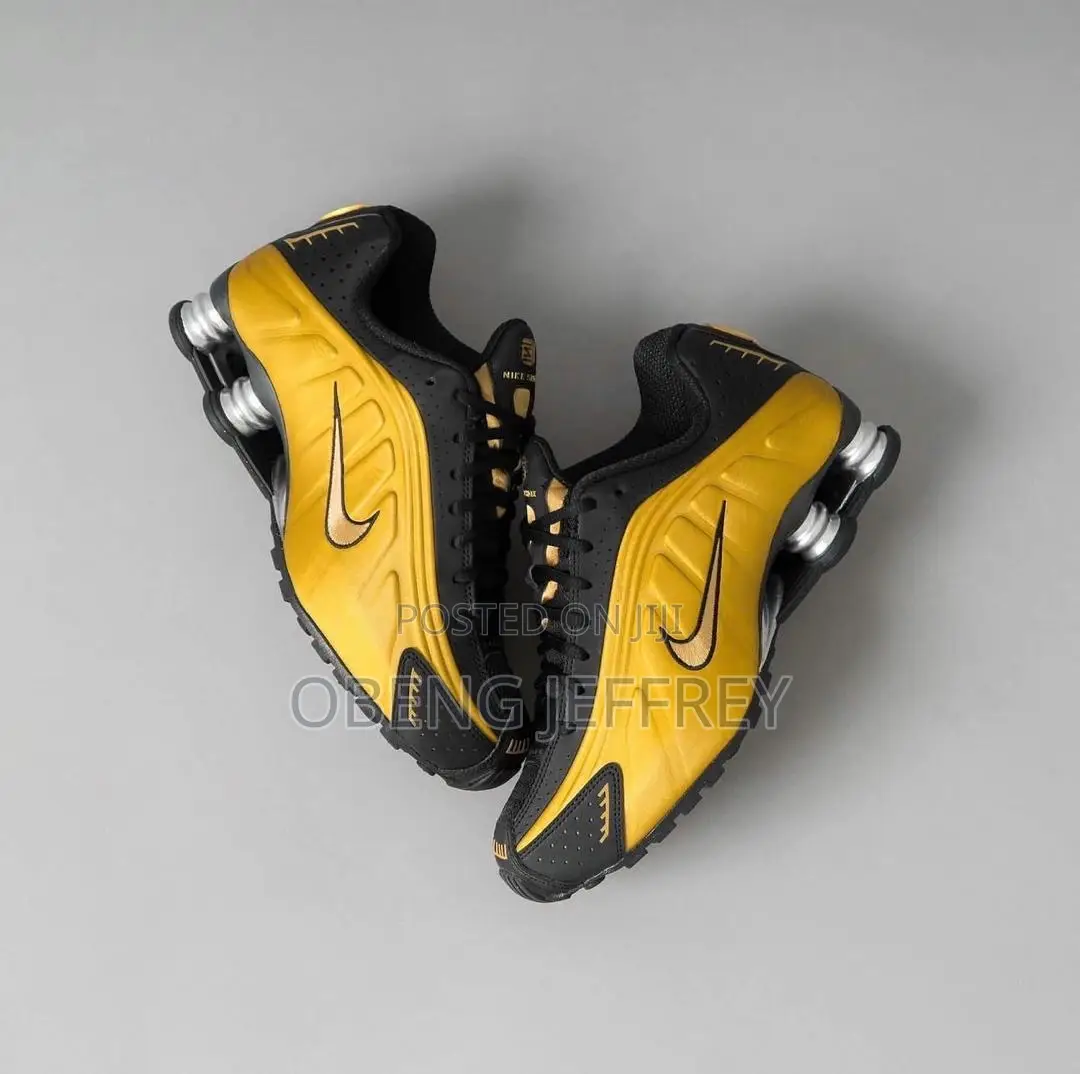 Original Nike Shox R4 Yellow/Black