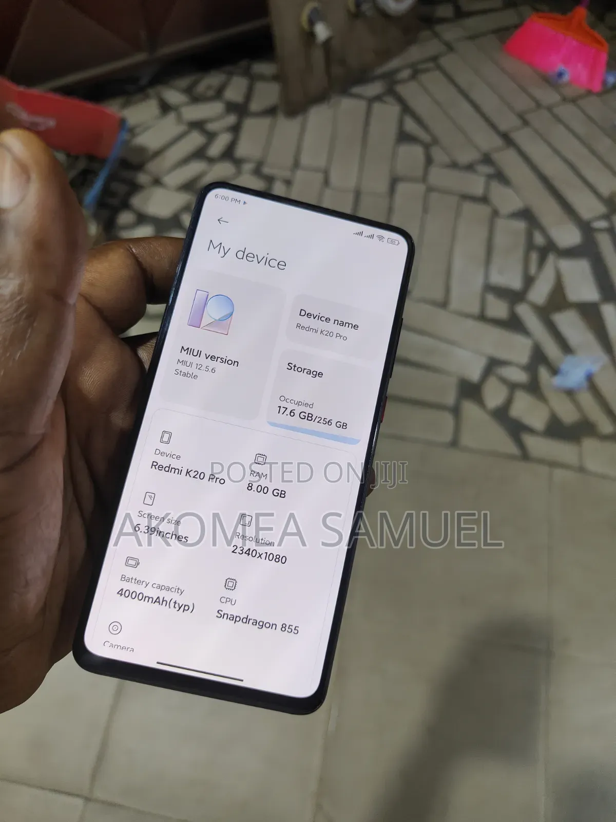 Xiaomi Redmi K20 Pro 256 GB Black
