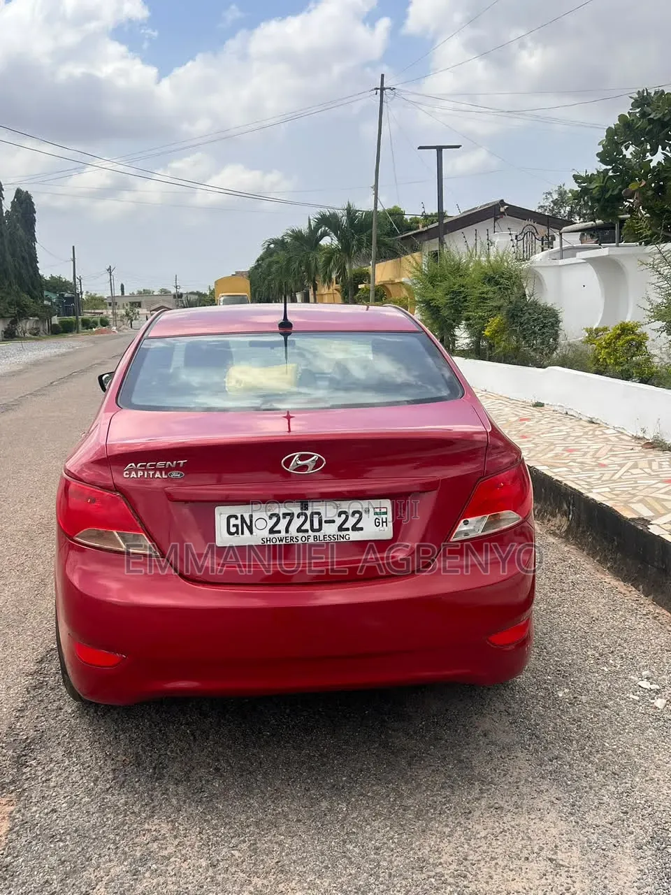 Hyundai Accent 2013 Red