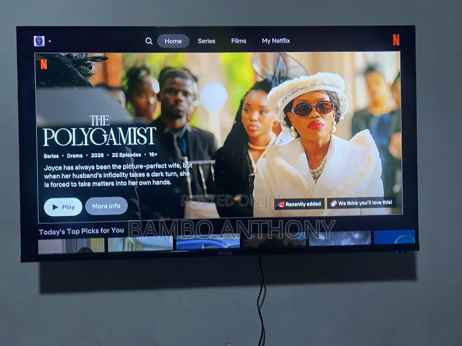 Unitek Led Tv Very Fairly Used (2 Months )