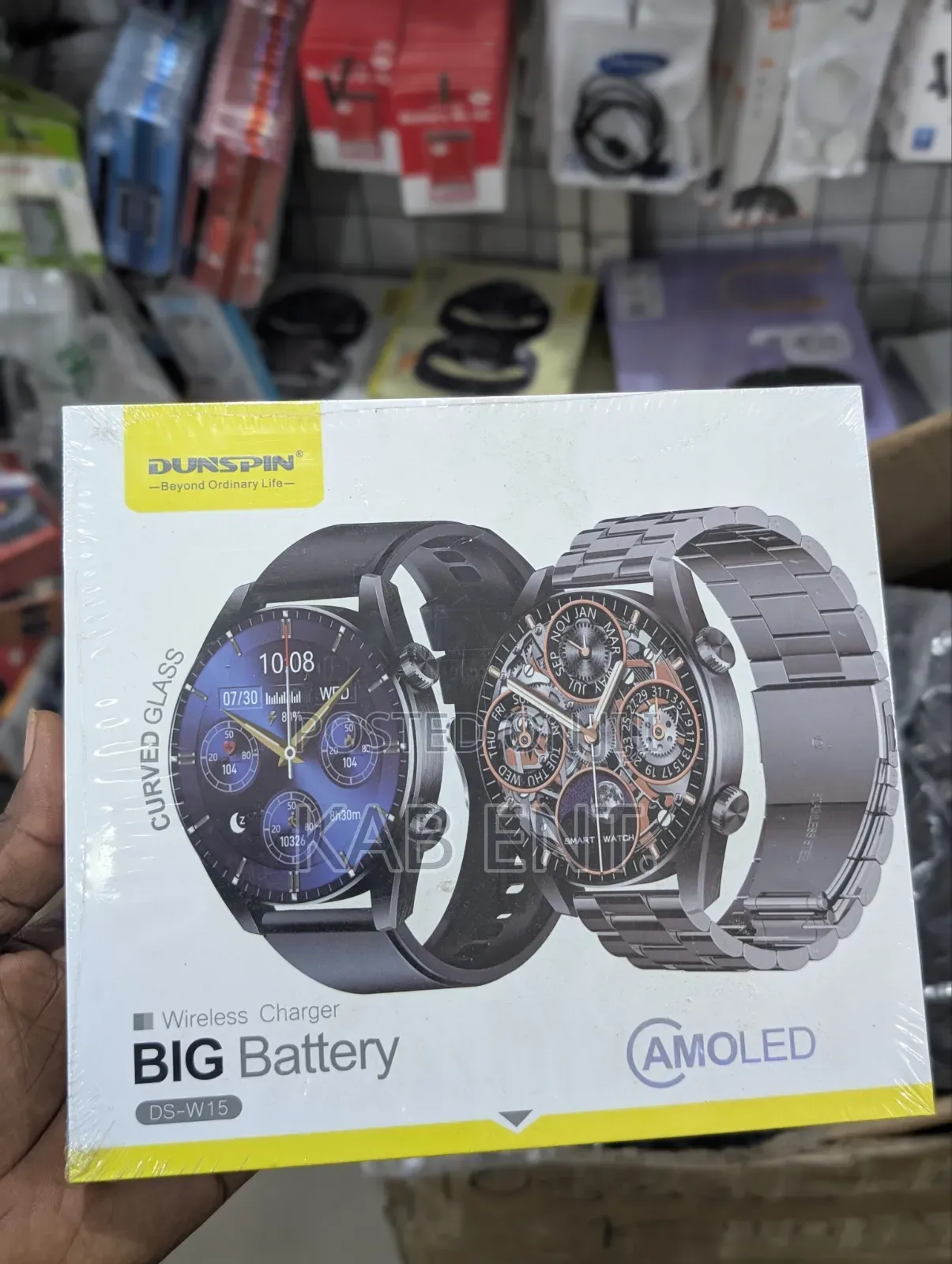 Dunspin Ds-W15 Smart Watch — Amoled Big Battery